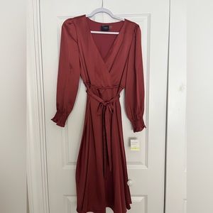 Just Taylor Pink Midi Dress